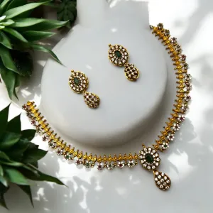 🌿 "Pancharatna" Necklace Set 🌿