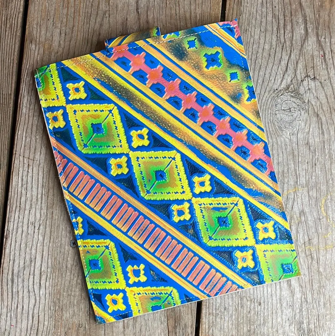 13'' Tablet Sleeve - Tricolor w/ Neon Trip