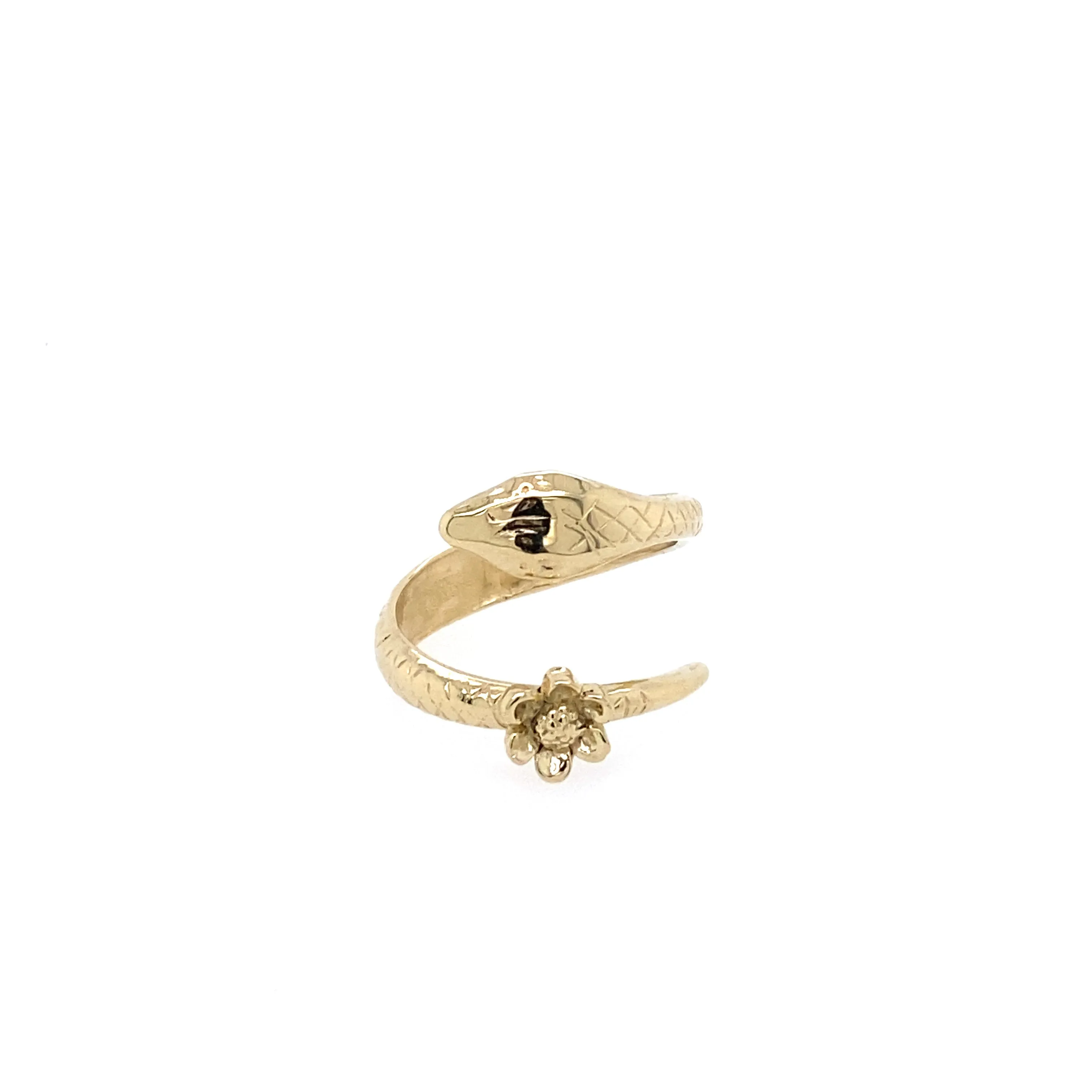 14k Gold Snake Ring