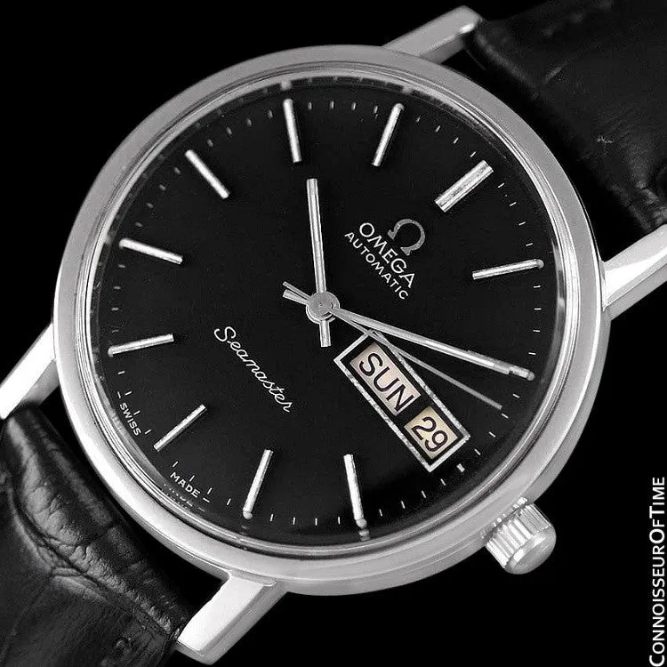 1978 Omega Seamaster Mens Watch, Automatic, Quick-Set Day & Date - Stainless Steel