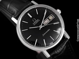 1978 Omega Seamaster Mens Watch, Automatic, Quick-Set Day & Date - Stainless Steel