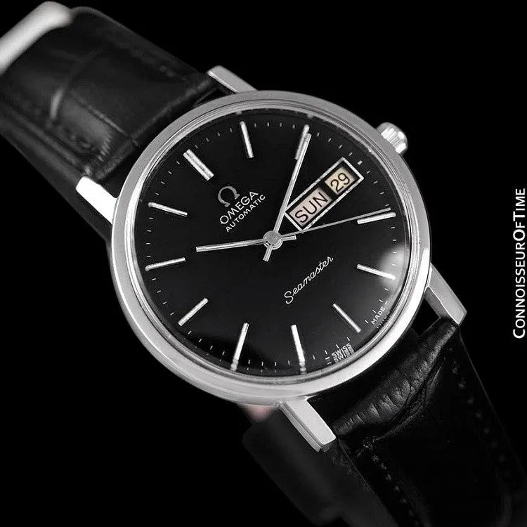 1978 Omega Seamaster Mens Watch, Automatic, Quick-Set Day & Date - Stainless Steel