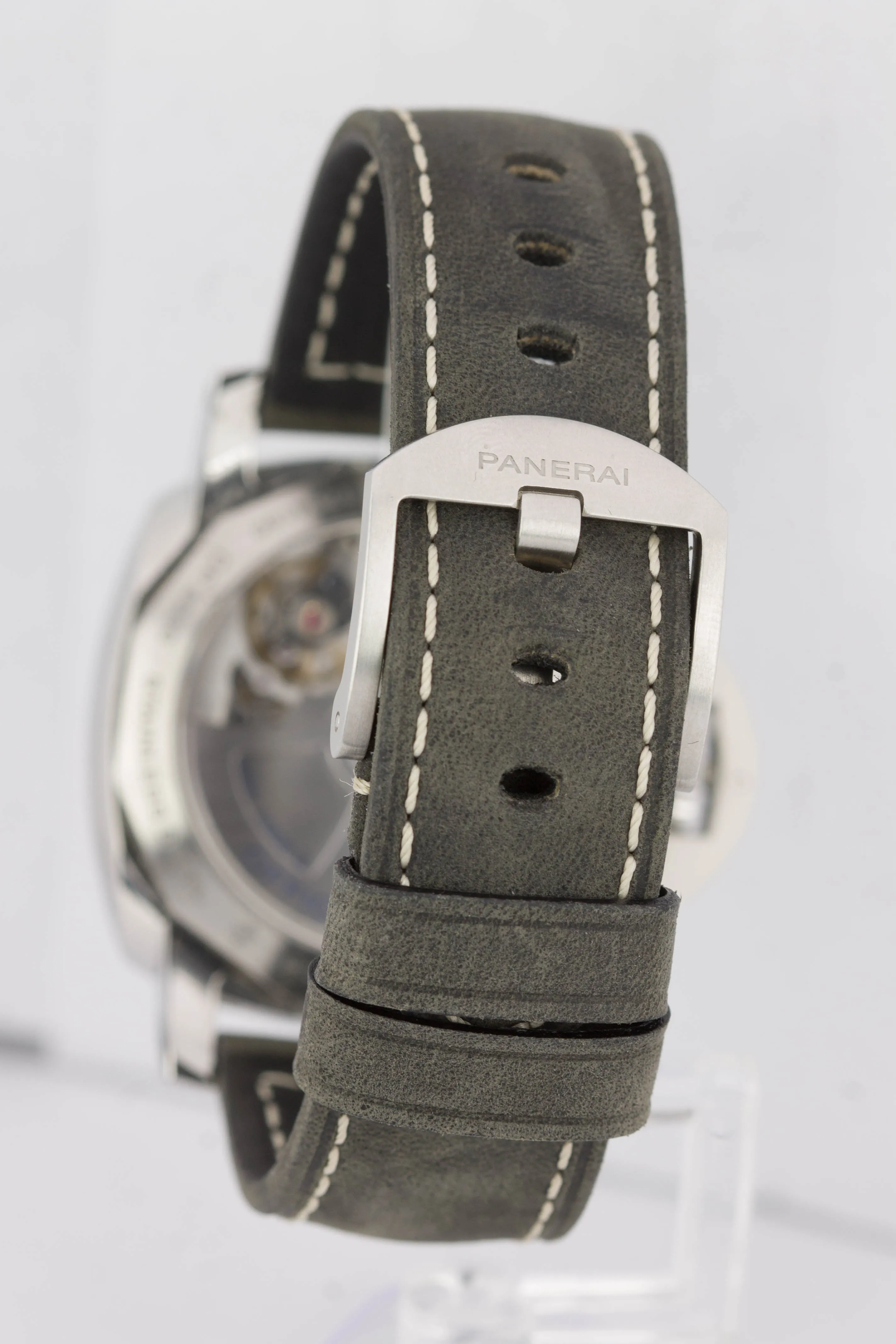 2015 Panerai PAM 535 R Luminor Hobnail 1950 GMT 3 Automatic 42mm Watch PAM00535