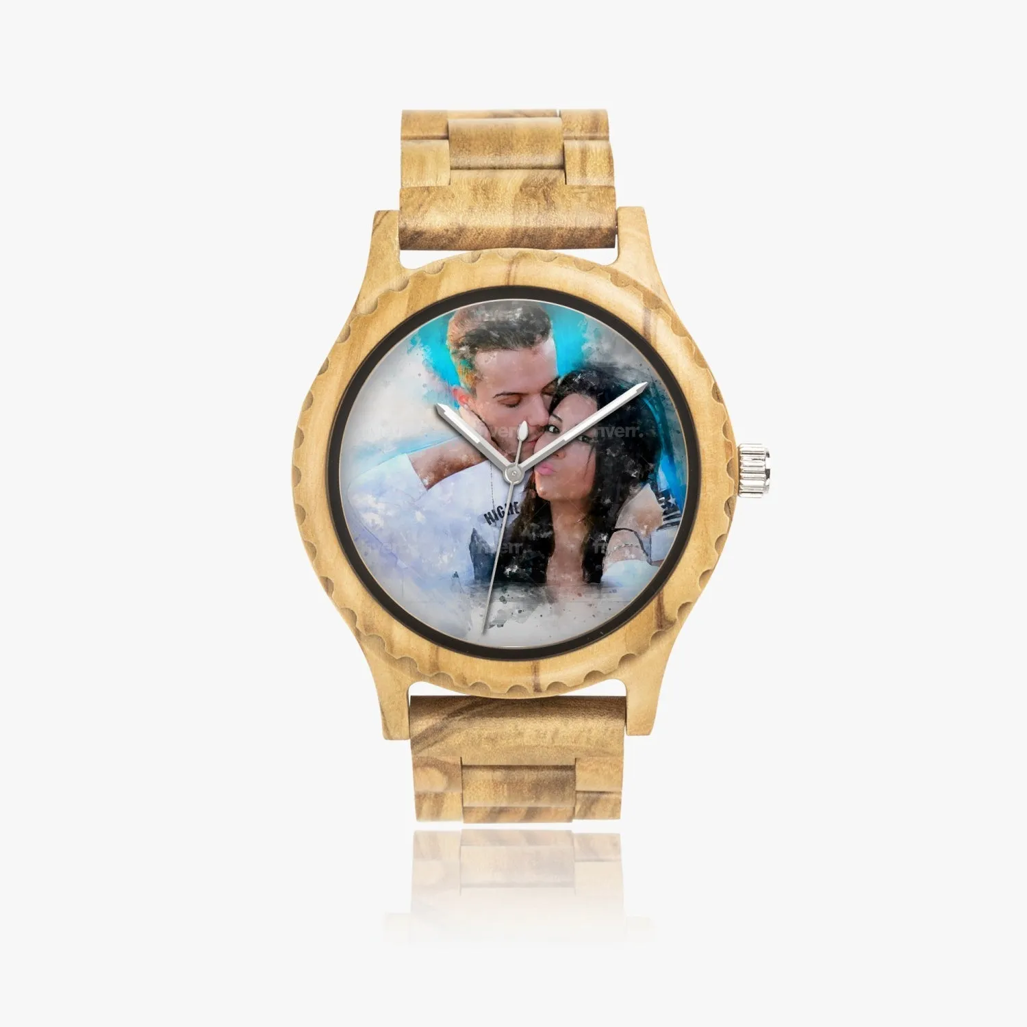 206. Italian Olive Lumber Wooden Watch
