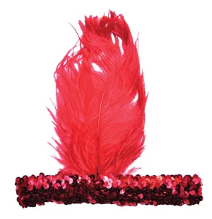 20S Headband Red  Costume Accessories