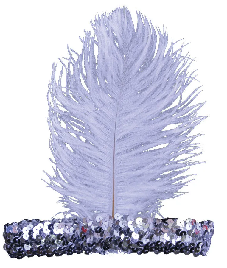 20S Headband Silver  Costume Accessories