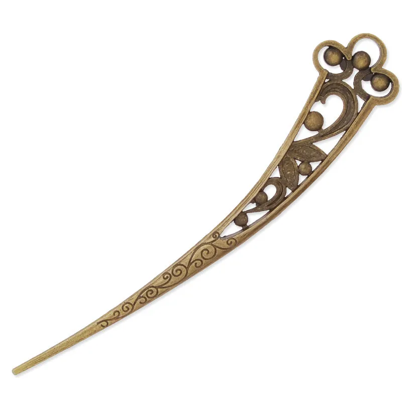 28.5x148mm Antique Bronze Hair Stick,figure,Metal Hair Stick, Hair Accessories,Hair Sticks Hairpin,10PCS/lot