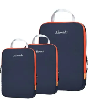 3pcs Inner Container Bags Compression Packing Cubes for Travel Carryon Luggage/Backpack Nappy Organizer Bags for Baby Care