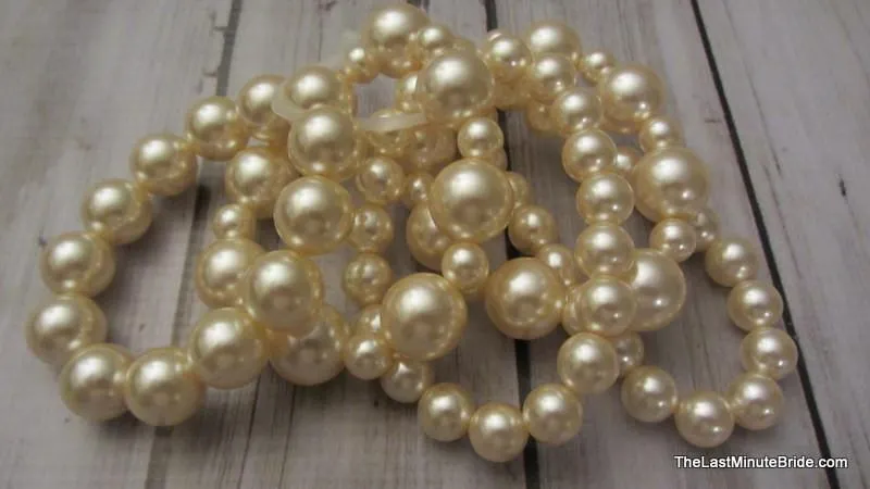 5 Strand Stackable Pearl Braclets