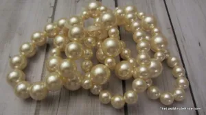 5 Strand Stackable Pearl Braclets