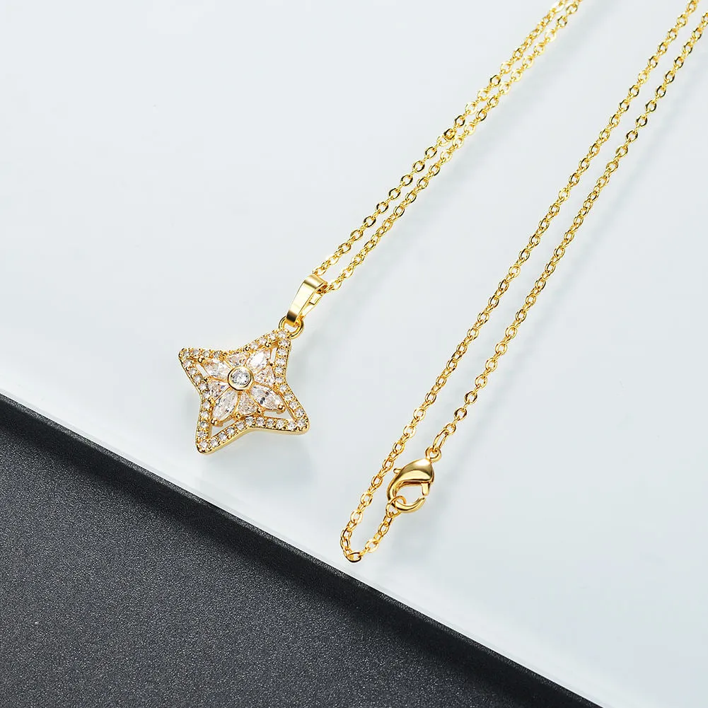 50% Discount Gold Necklace Jewelry Sets Gold Plated Earrings Crystal Jewelry For Ladies
