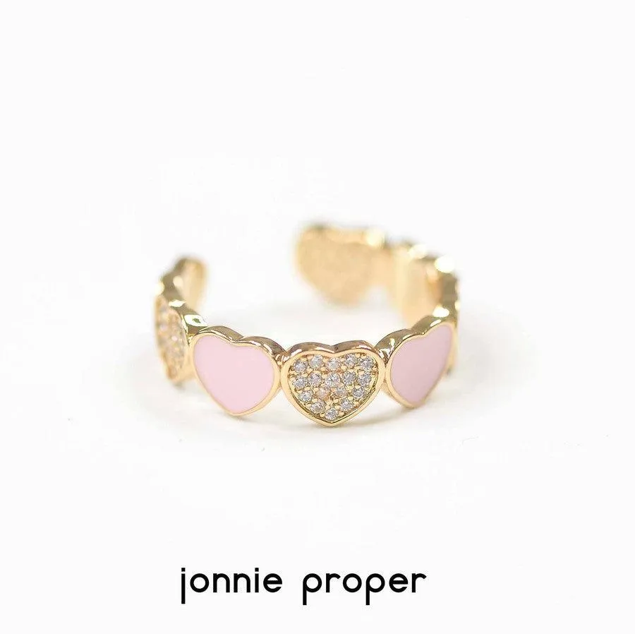 Adjustable Heart Ring