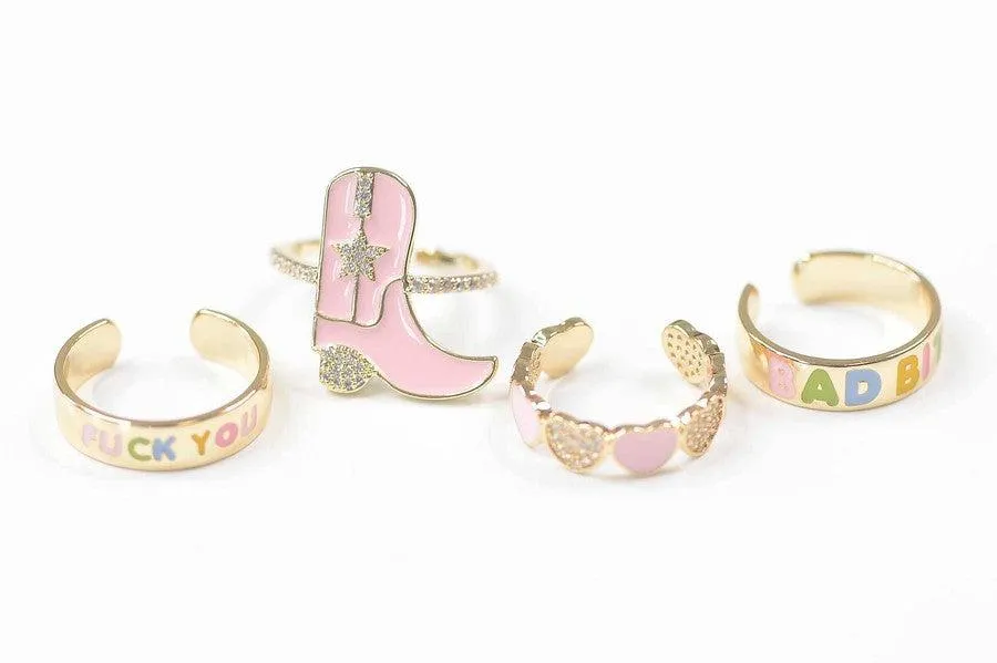 Adjustable Heart Ring