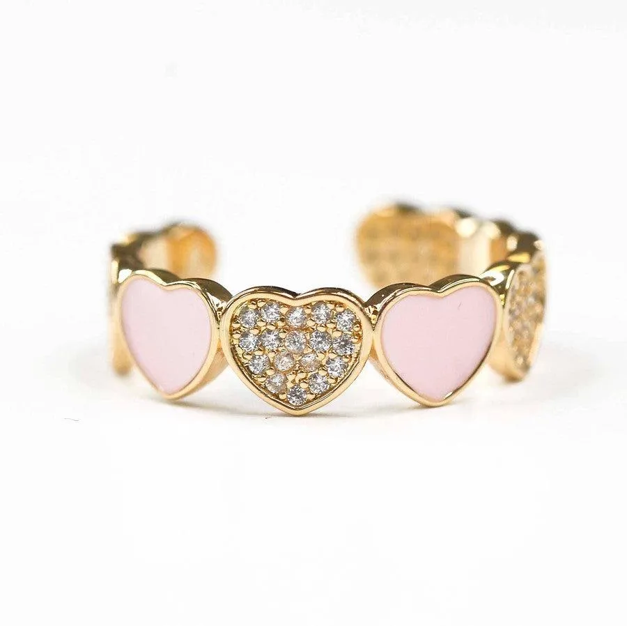 Adjustable Heart Ring