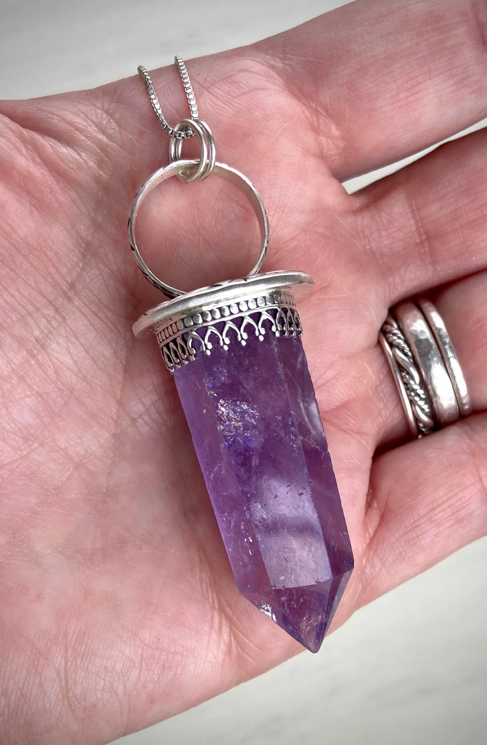 Amethyst Point Pendant