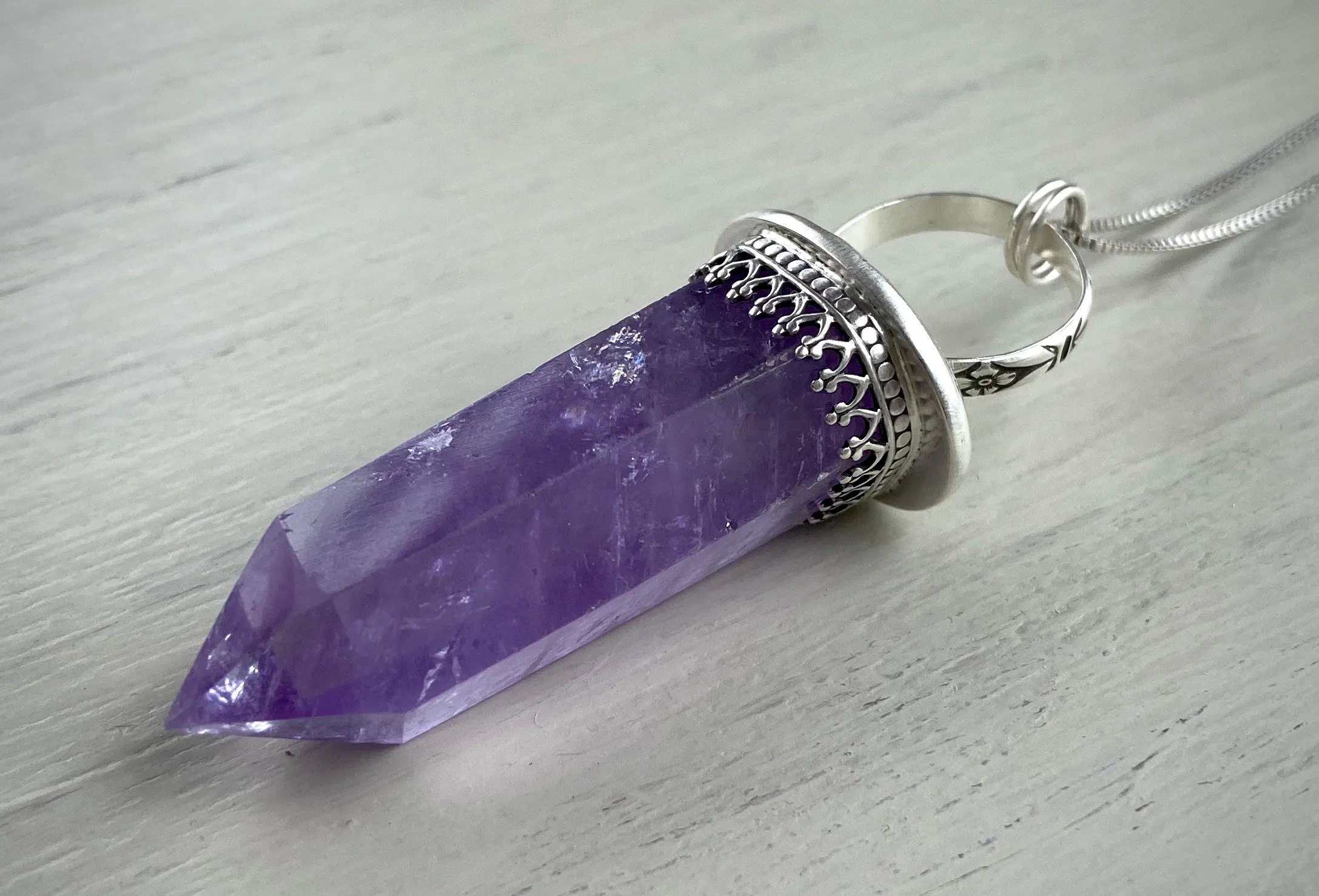Amethyst Point Pendant