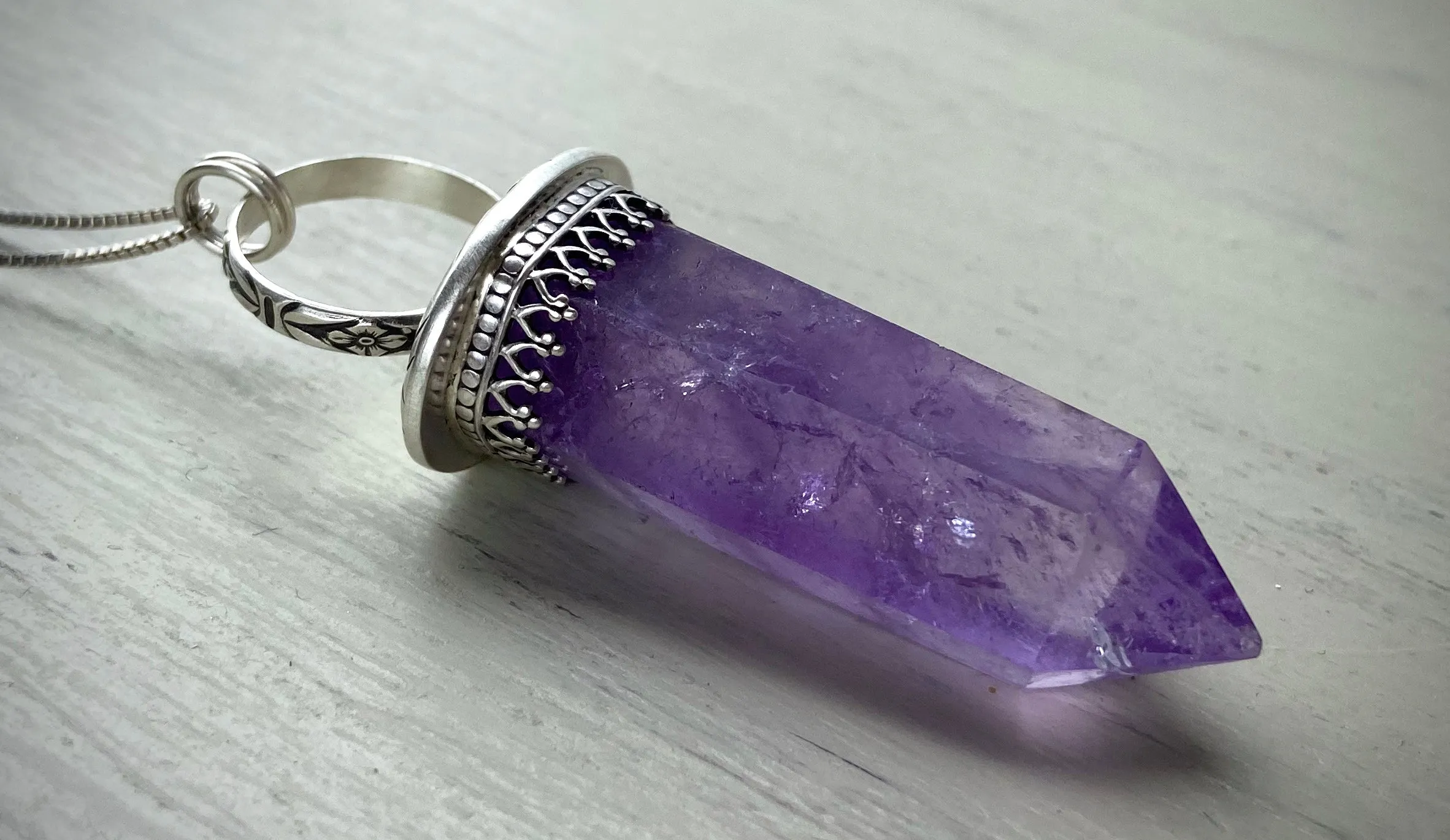 Amethyst Point Pendant