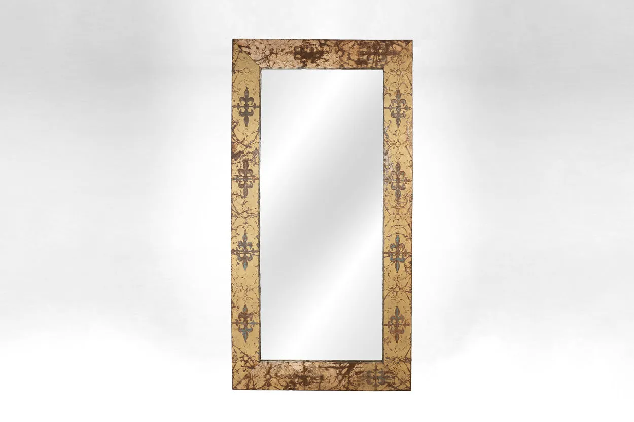 Antique Metal Mirror III