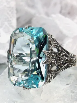 Aquamarine Ring, Vintage Jewelry #D202