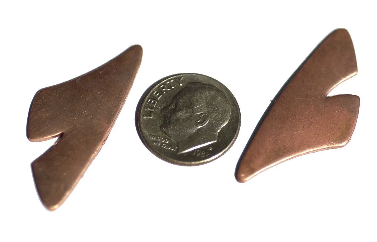 Artistic Gingko Leaf  36mm x 21mm Blank Cutout for Enameling Stamping Texturing Variety of Metals