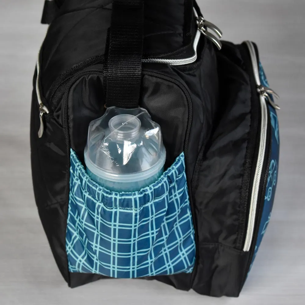 Baby Diaper Bag (All-in-One Traveler) Green Truck Design
