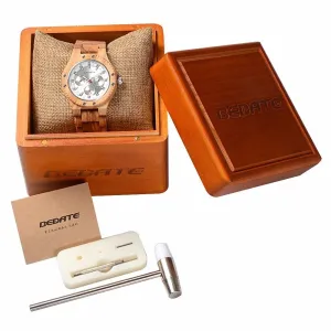 Bedate Wooden Watch with Calendar