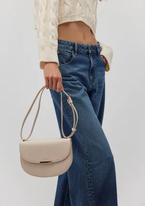 Beige Messenger Bag