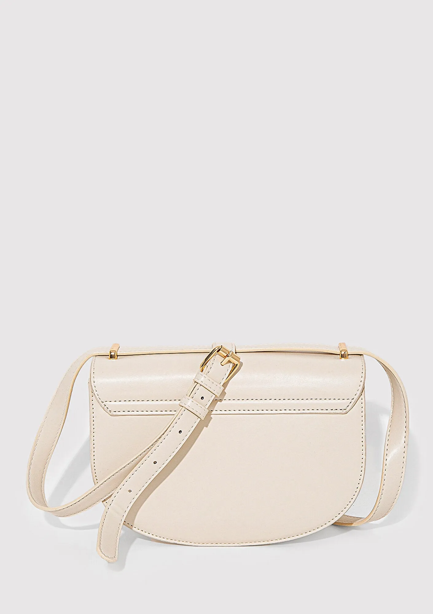 Beige Messenger Bag