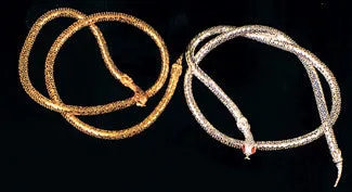 Belt Snake Gold  Costume Accessories