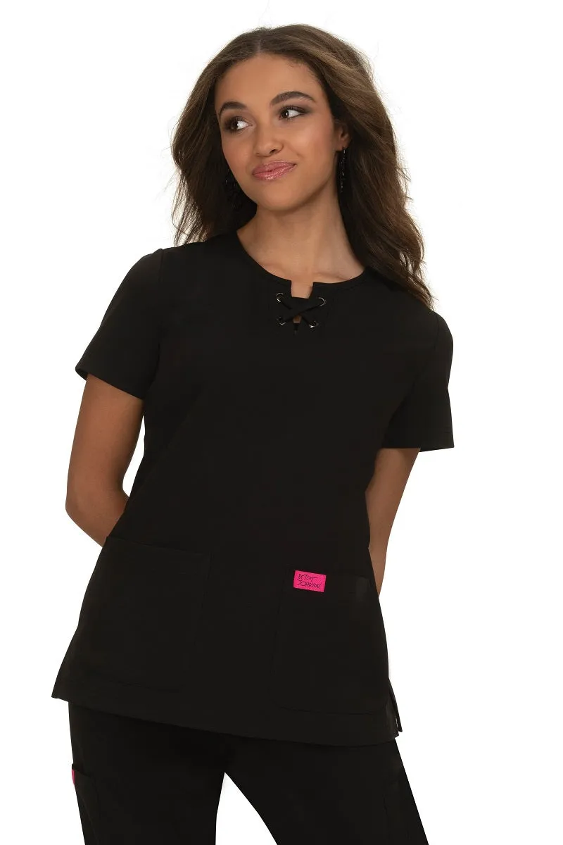 Betsey Johnson Scrub Top Clover