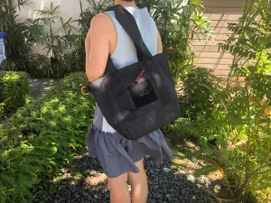 Black Dyneema Hitchhikers Tote, Ladies focused