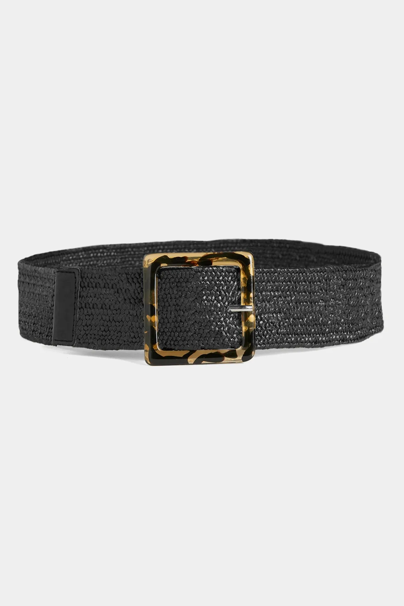 Black Eze Belt w/Tortoise Buckle