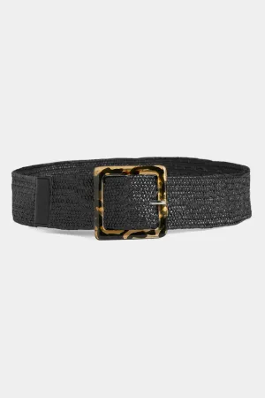 Black Eze Belt w/Tortoise Buckle