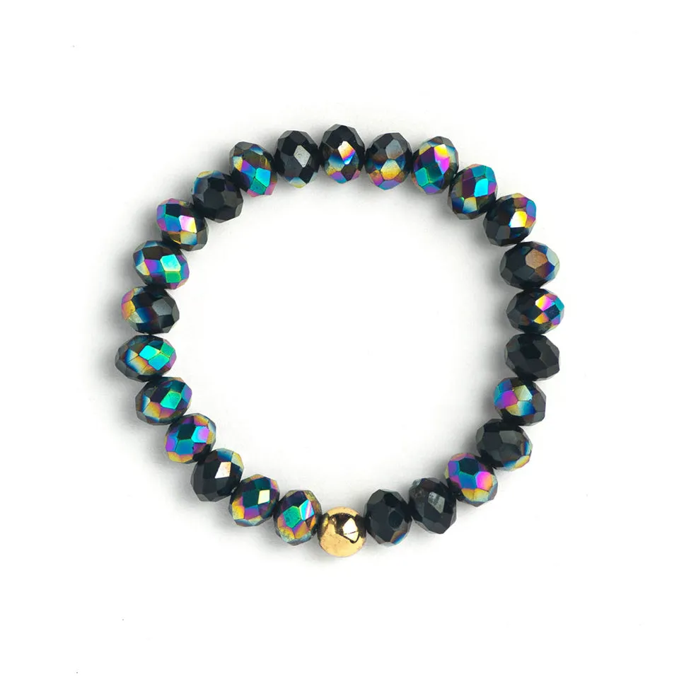 Black Iridescent Bracelet