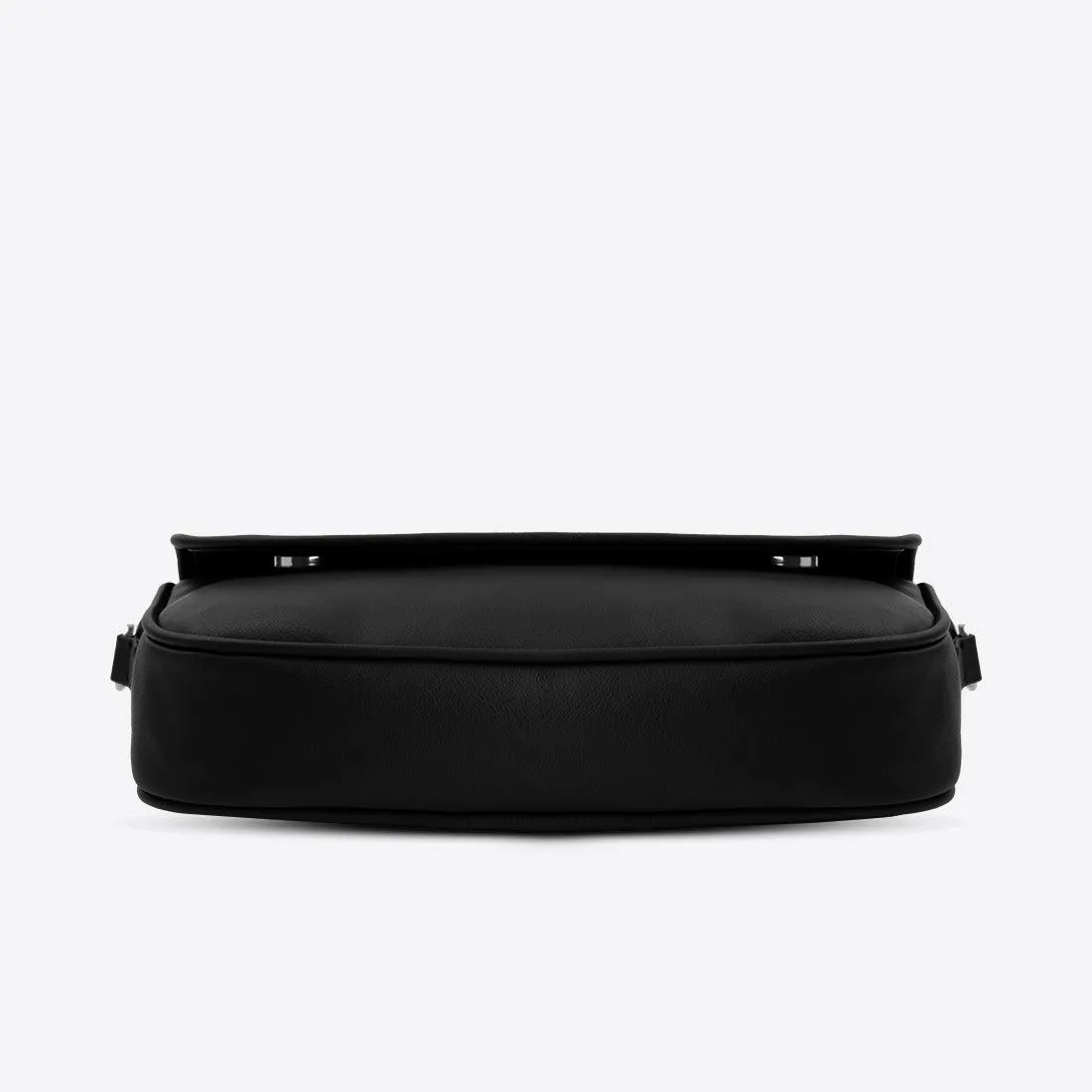 Black Messenger Crossbody Connected