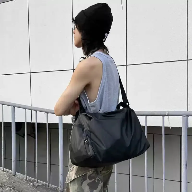 Black Nylon Travel Bag