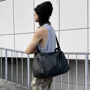Black Nylon Travel Bag