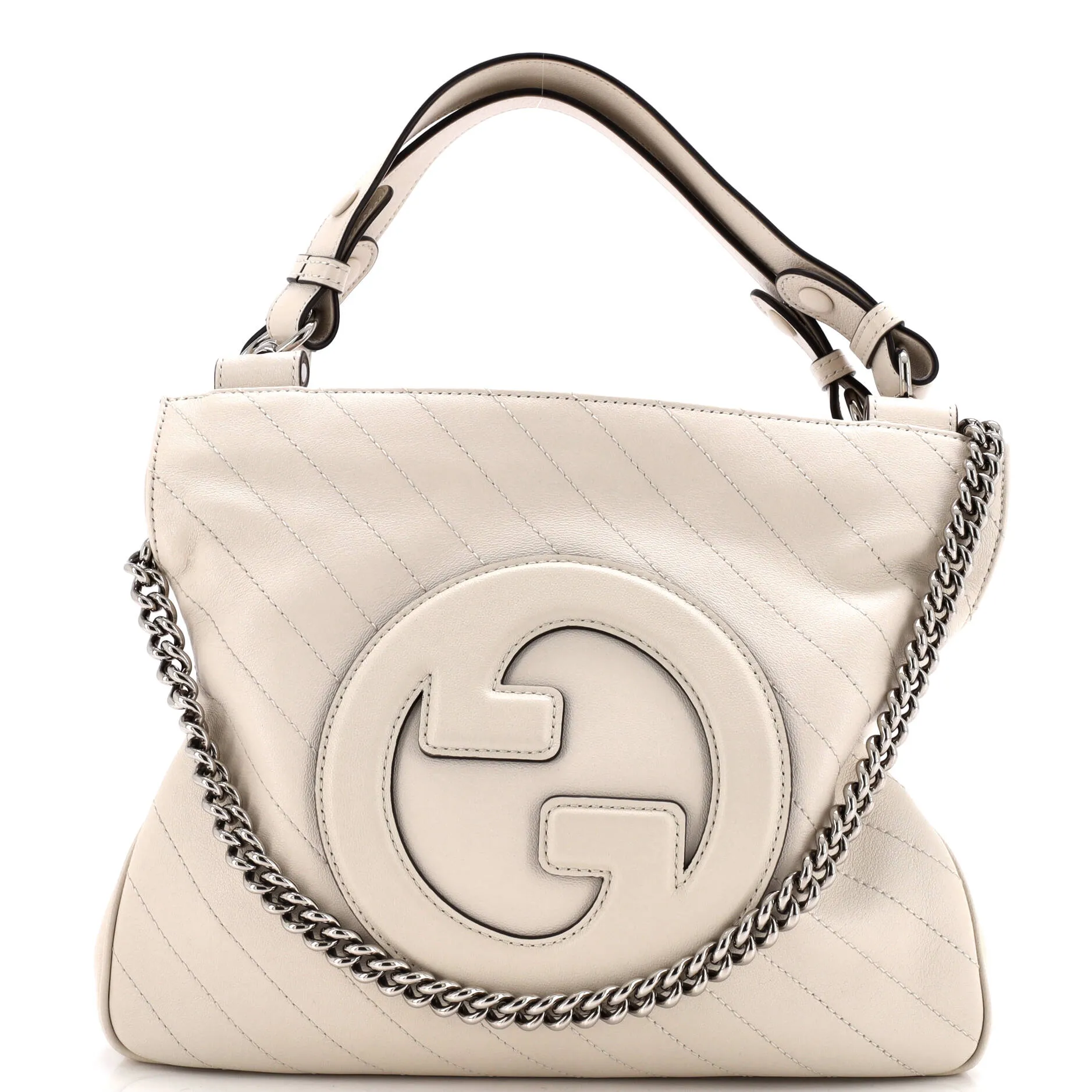 Blondie NM Tote Diagonal Quilted Leather Small