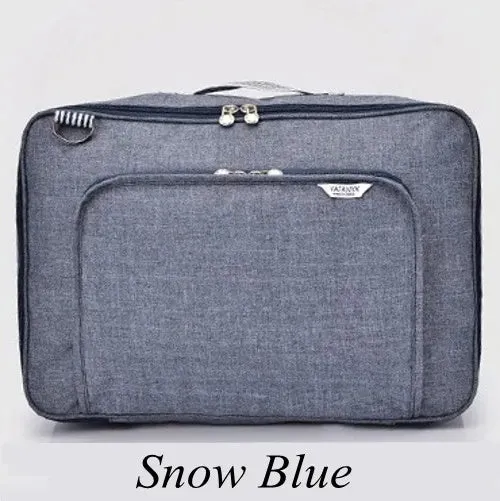 Blue denim large capacity suitcase fashion girl backpack laptop backpack travel bag