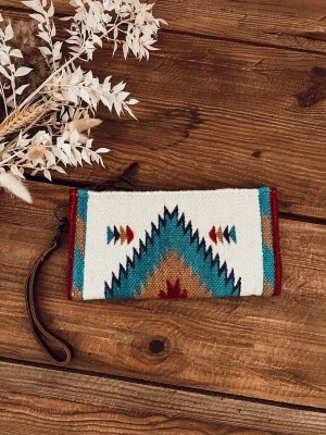 Blue Saddle Blanket Purse