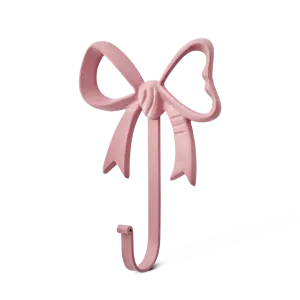 Bow Metal Hook - Pink