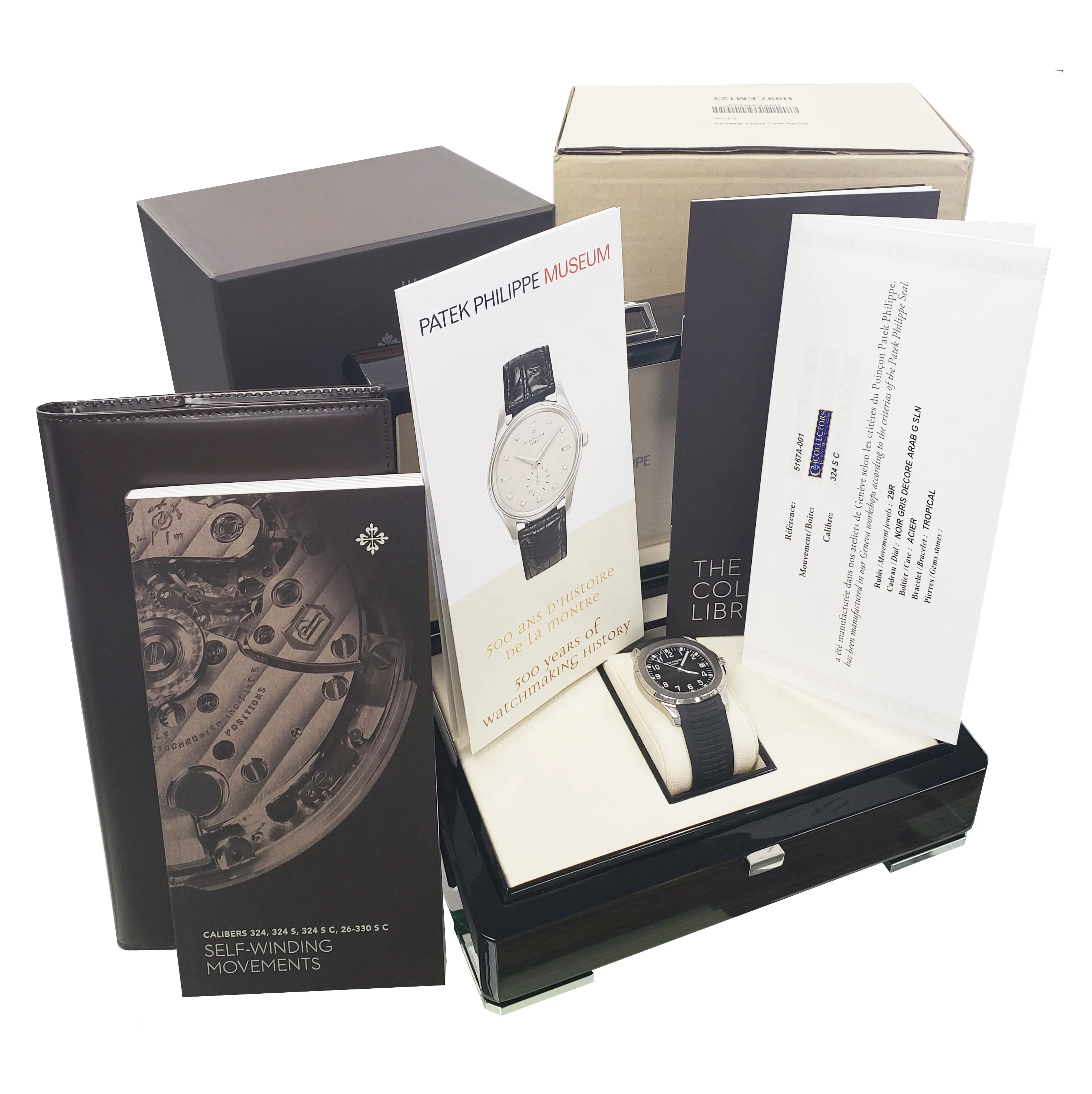 BRAND NEW 2020 Patek Philippe Aquanaut SS Black Jumbo 40mm Watch 5167 5167A-001
