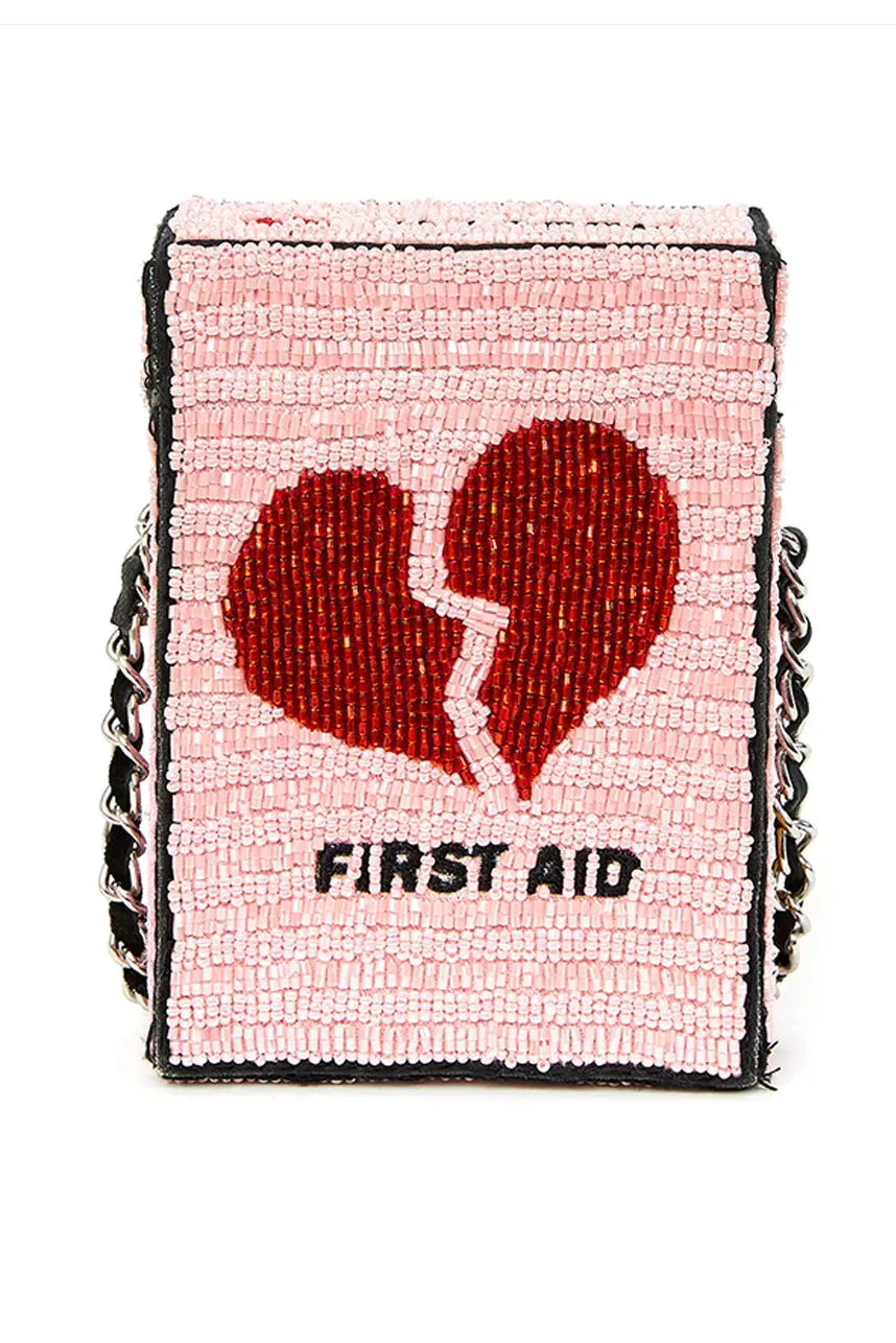 Broken Heart First Aid Medium Box Crossbody Bag
