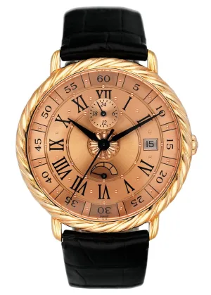 Buccellati Audachron 5114 18K Rose Gold Mens Watch With Papers