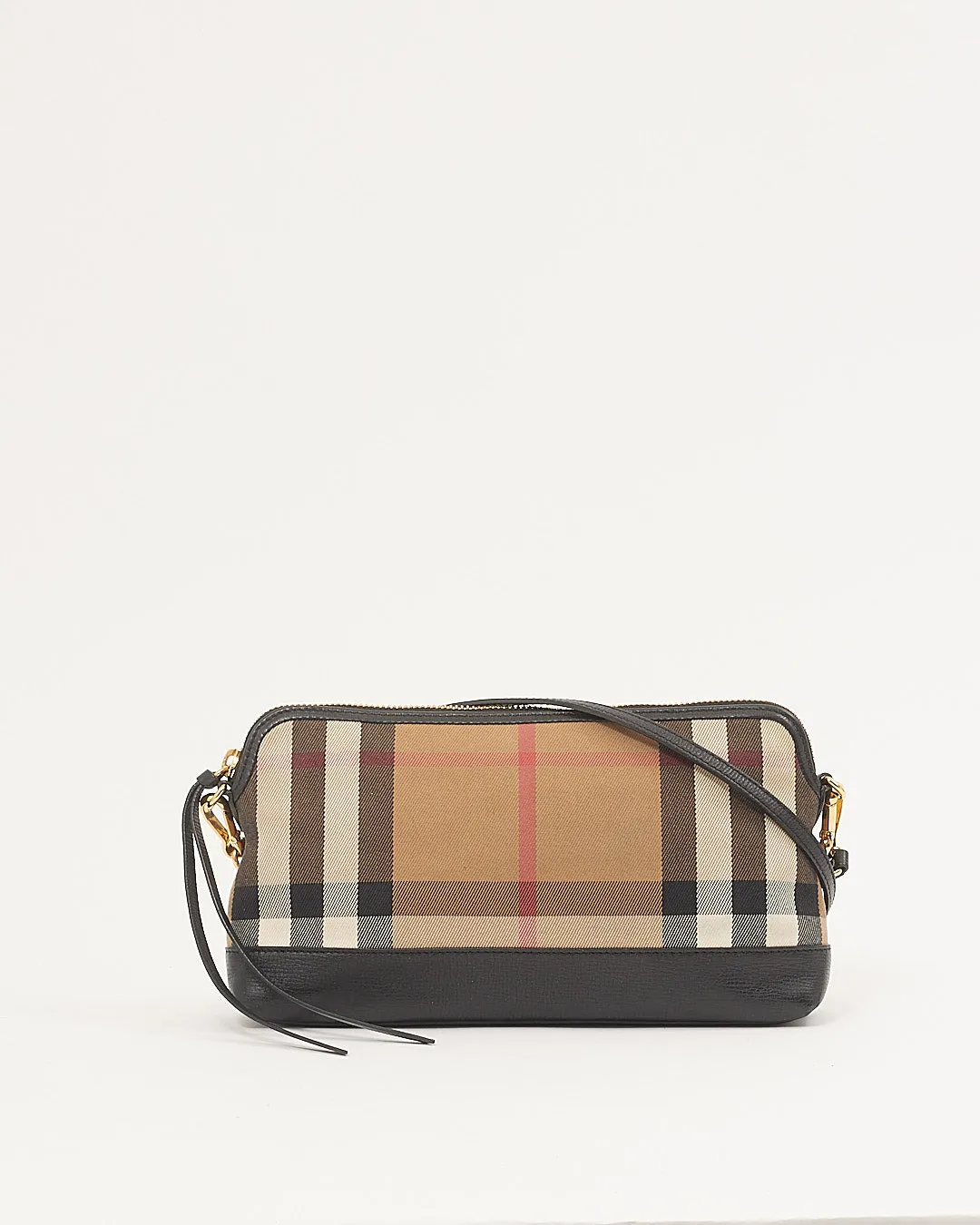 Burberry Nova Check Canvas Crossbody Bag