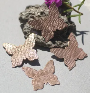 Butterfly Woodgrain-Horizontal 35mm x 40mm Texture Enameling Stamping Texturing Variety Metals