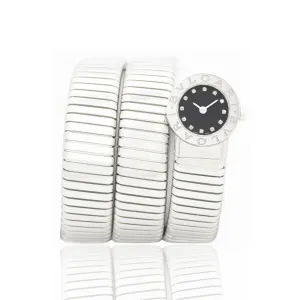 BVLGARI STAINLESS STEEL TUBOGAS WRAP BB191TS