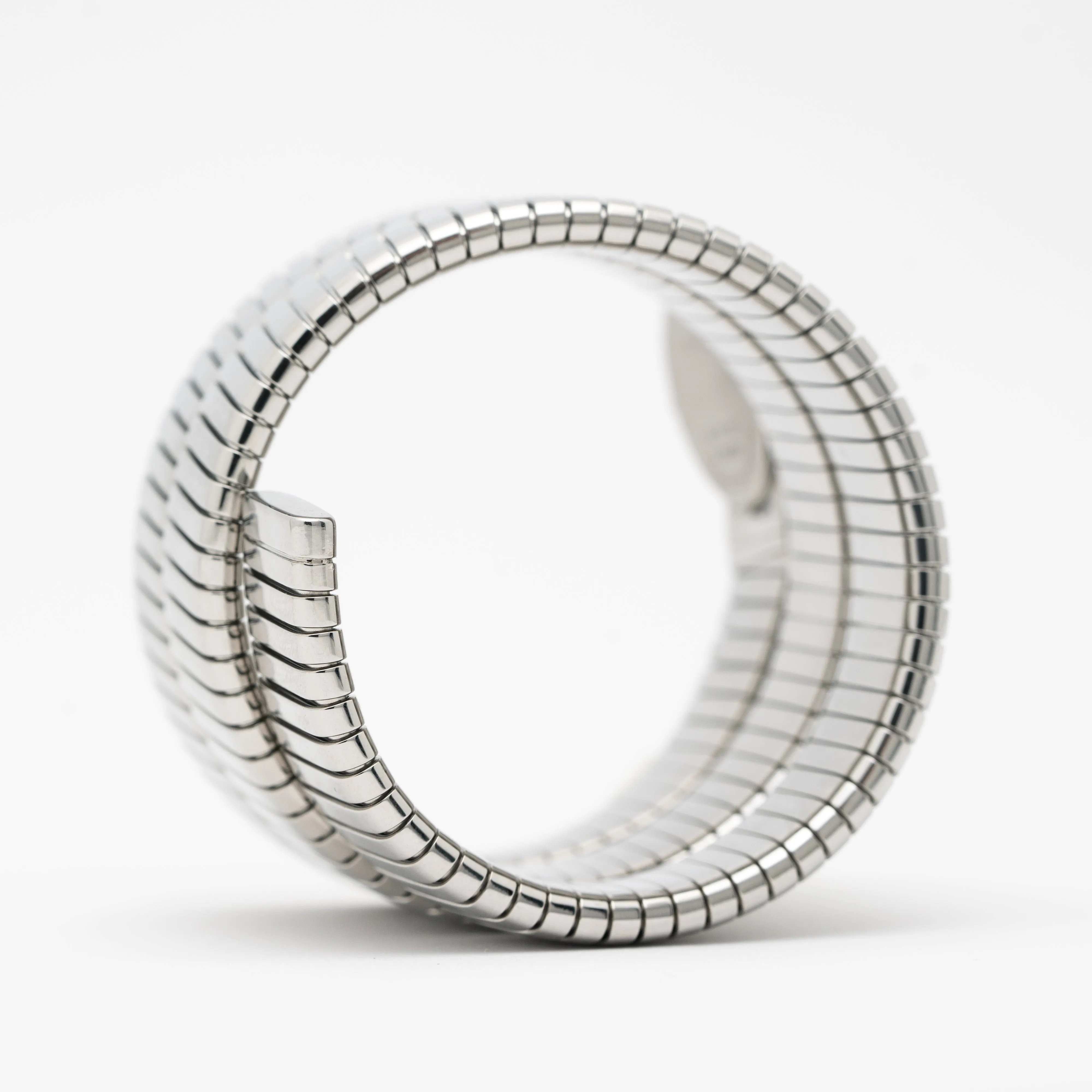 BVLGARI STAINLESS STEEL TUBOGAS WRAP BB191TS