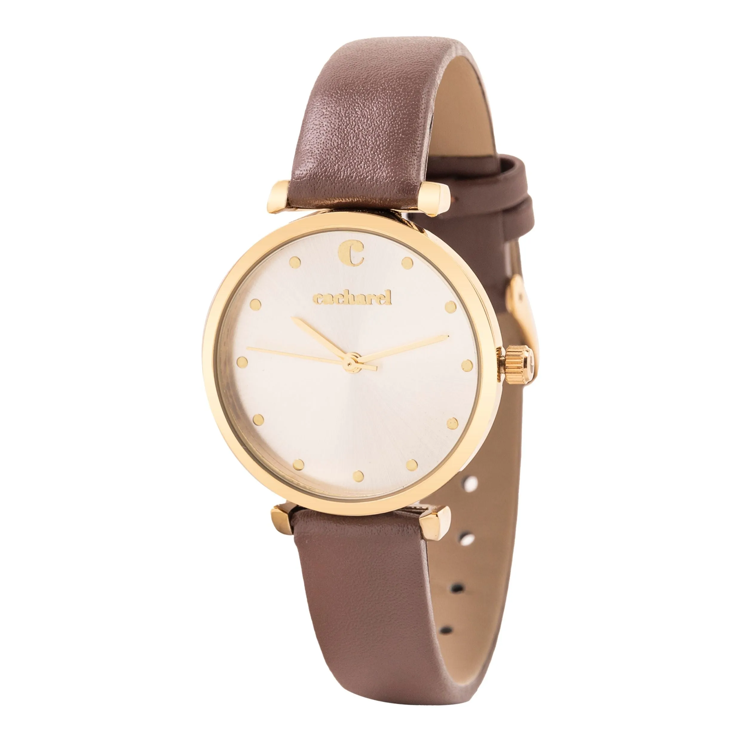 Cacharel CPLN220Z-Set Odeon Taupe (travel purse & watch)