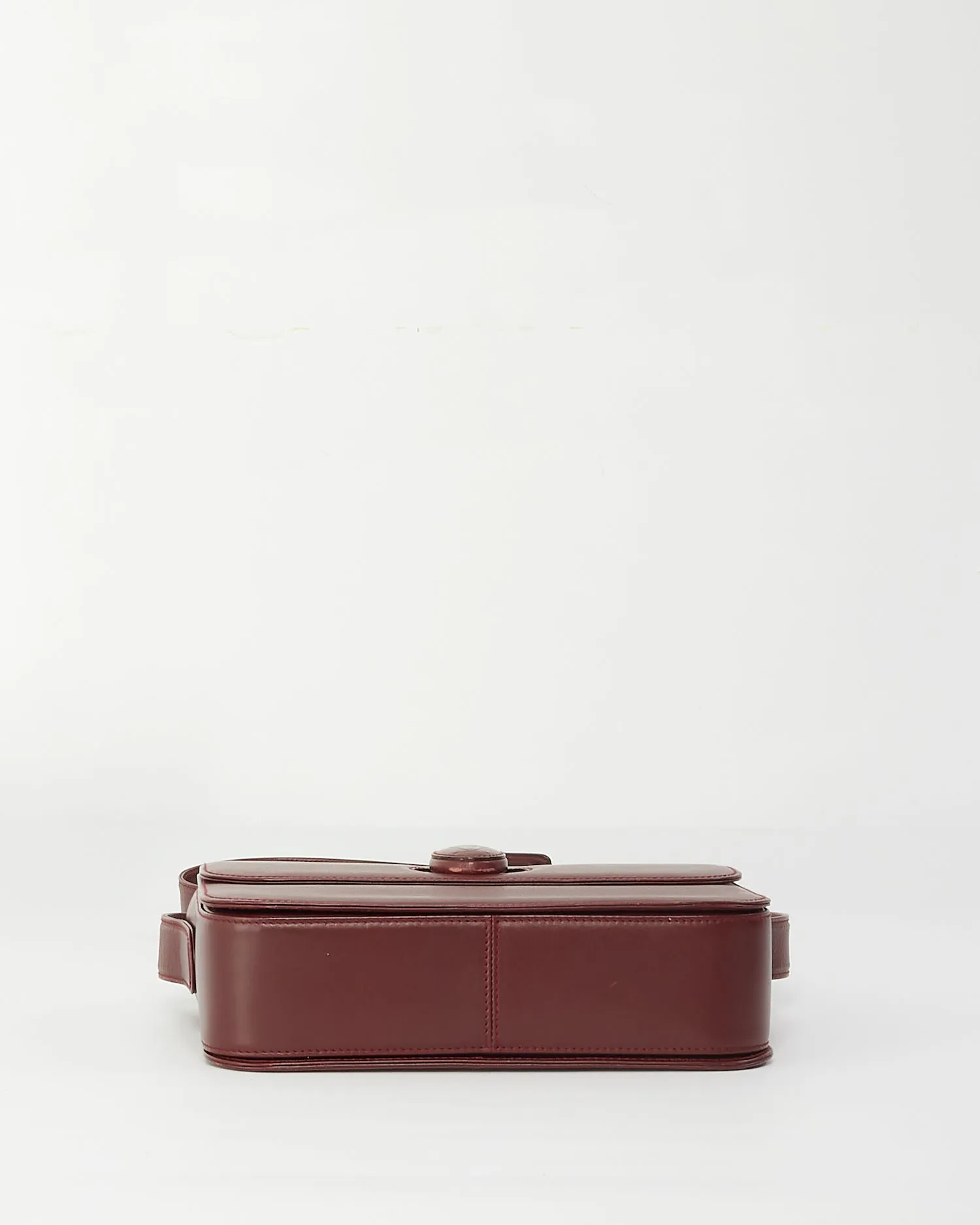 Cartier Burgundy Leather Must de Cartier Crossbody Bag